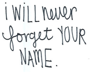 Forget Your Name